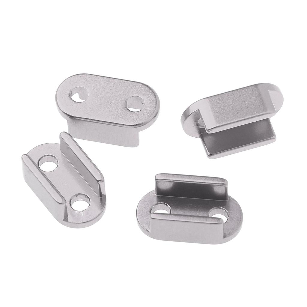 Max 4x Aluminum Alloy Leaf Spring Shackles / Mounts for WPL B16 B24 B36 Titanium