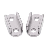 Max 4x Aluminum Alloy Leaf Spring Shackles / Mounts for WPL B16 B24 B36 Titanium