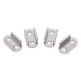 Max 4x Aluminum Alloy Leaf Spring Shackles / Mounts for WPL B16 B24 B36 Titanium