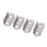 Max 4x Aluminum Alloy Leaf Spring Shackles / Mounts for WPL B16 B24 B36 Titanium