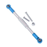 Max Steering Servo Linkage Turnbuckles for 1/16 JJRC WPL RC Truck Blue
