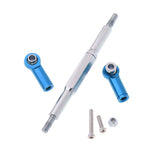 Max Steering Servo Linkage Turnbuckles for 1/16 JJRC WPL RC Truck Blue