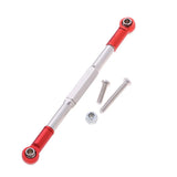 Max Steering Servo Linkage Turnbuckles for 1/16 JJRC WPL RC Truck Red