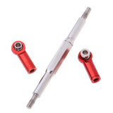 Max Steering Servo Linkage Turnbuckles for 1/16 JJRC WPL RC Truck Red