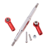 Max Steering Servo Linkage Turnbuckles for 1/16 JJRC WPL RC Truck Red