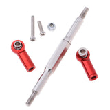 Max Steering Servo Linkage Turnbuckles for 1/16 JJRC WPL RC Truck Red