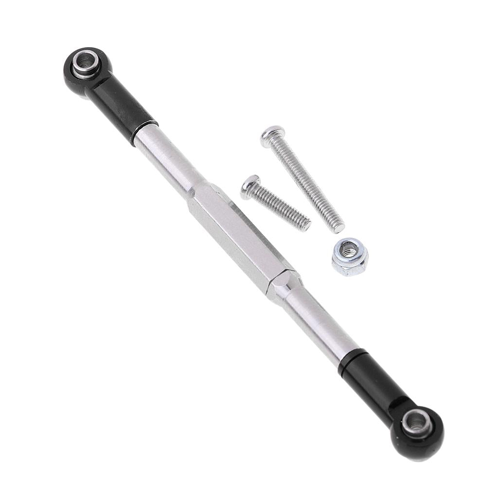 Max Steering Servo Linkage Turnbuckles for 1/16 JJRC WPL RC Truck Black