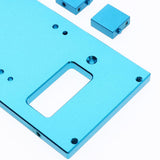 Max Metal Servo Mount Plate for WPL 1622 1:16 RC Truck Car Upgrade Part Blue