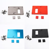 Max Metal Servo Mount Plate for WPL 1622 1:16 RC Truck Car Upgrade Part Blue