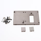 Max Metal Servo Mount Plate for WPL 1622 1:16 RC Truck Car Upgrade Part Gray