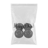 Max 4Pcs Wheel Rim Tyre Tire Set for WPL 1/16 C14 C24 Military Truck Black