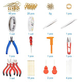 Max Jewelry Making Supplies Kit with Jewelry Tools, Jewelry Wires Zipper Case