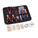 Max Jewelry Making Supplies Kit with Jewelry Tools, Jewelry Wires Zipper Case