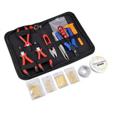 Max Jewelry Making Supplies Kit with Jewelry Tools, Jewelry Wires Zipper Case