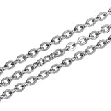 Max 10 Yard DIY Steel Cable Open Link Jewelry Making Chain Accessories  1mm