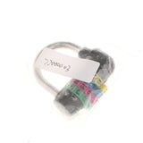 Max 4 Digit Dial Letter Combination Padlock Travel Luggage Suitcase Lock Black