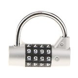 Max Combination Lock Resettable Padlock for Flight Case Toolbox Suitcase Silver