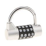 Max Combination Lock Resettable Padlock for Flight Case Toolbox Suitcase Silver