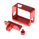 Maxbell Aluminum Alloy Protective Frame Housing Case with GoPro Hero5 6 Accessories Red
