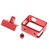Maxbell Aluminum Alloy Protective Frame Housing Case with GoPro Hero5 6 Accessories Red
