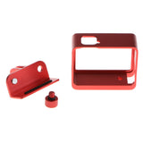 Maxbell Aluminum Alloy Protective Frame Housing Case with GoPro Hero5 6 Accessories Red