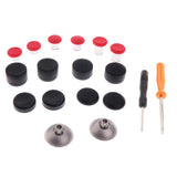 Max 8x Bullet/ABXY Buttons + 8x Thumb Grips Caps for XBOX ONE Elite PS4 Red