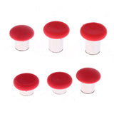 Max 8x Bullet/ABXY Buttons + 8x Thumb Grips Caps for XBOX ONE Elite PS4 Red