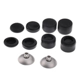 Max 8x Bullet/ABXY Buttons + 8x Thumb Grips Caps for XBOX ONE Elite PS4 Red