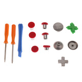 Max Metal Buttons Set + T6/T8 Screwdriver Replacement for Xbox One Elite Red