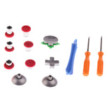 Max Metal Buttons Set + T6/T8 Screwdriver Replacement for Xbox One Elite Red