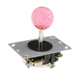 Max Ball Arcade Joystick DIY Control Fighting Stick Parts for Arcade Game Pink