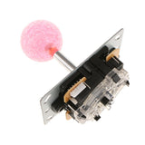 Max Ball Arcade Joystick DIY Control Fighting Stick Parts for Arcade Game Pink