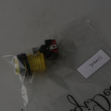 Max 32mm Round Game Machine Arcade Push Button LED Illuminated & Switch DC12V Yellow