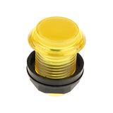 Max 32mm Round Game Machine Arcade Push Button LED Illuminated & Switch DC12V Yellow