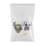 Max 33mm Square Game Machine Arcade Push Button + LED Illuminated Switch DC12V Yellow