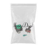 Max 33mm Square Game Machine Arcade Push Button + LED Illuminated Switch DC12V Green