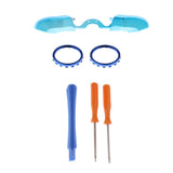 Max 1 Pair Thumbstick Switch Buttons Accent Rings for Xbox One Elite Controller Blue