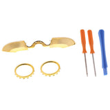Max 1 Pair Thumbstick Switch Buttons Accent Rings for Xbox One Elite Controller Gold