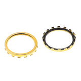 Max 1 Pair Thumbstick Switch Buttons Accent Rings for Xbox One Elite Controller Gold