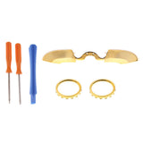 Max 1 Pair Thumbstick Switch Buttons Accent Rings for Xbox One Elite Controller Gold