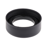 Max Camera Lens Hood Set (Tulip Flower + Collapsible Rubber Lens Hood) 62MM
