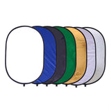 Maxbell 7 in 1 Photo Photography Light Multi Collapsible Reflector Disc Panel -35x47inch /90x120cm Diffuser