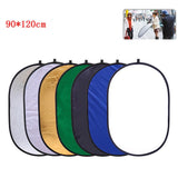 Maxbell 7 in 1 Photo Photography Light Multi Collapsible Reflector Disc Panel -35x47inch /90x120cm Diffuser