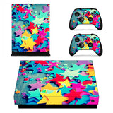 Max For Xbox One X Console Skin Decal Sticker+2 Controller Skin Star