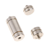Max 1Set 1/4" Stainless Steel Camera Stabilizer Weights Block For Camera Tripod