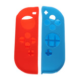 Maxbell Soft Case + Thumbstick Cap for Nintendo Switch Joy-con Red Blue