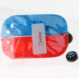 Maxbell Soft Case + Thumbstick Cap for Nintendo Switch Joy-con Red Blue