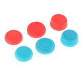 Maxbell Thumb Stick Grip Cap Analog Stick Cover for Nintendo Switch NS red blue