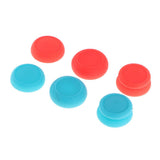 Maxbell Thumb Stick Grip Cap Analog Stick Cover for Nintendo Switch NS red blue