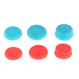 Maxbell Thumb Stick Grip Cap Analog Stick Cover for Nintendo Switch NS red blue